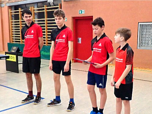 von links: Oliver, Leon, Maximilian, Arne Image